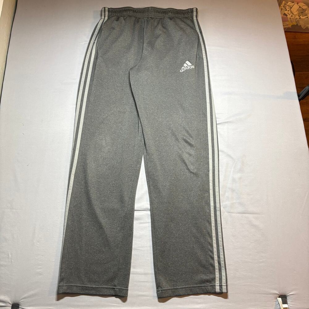 Adidas mens Grey straight leg sweat pants